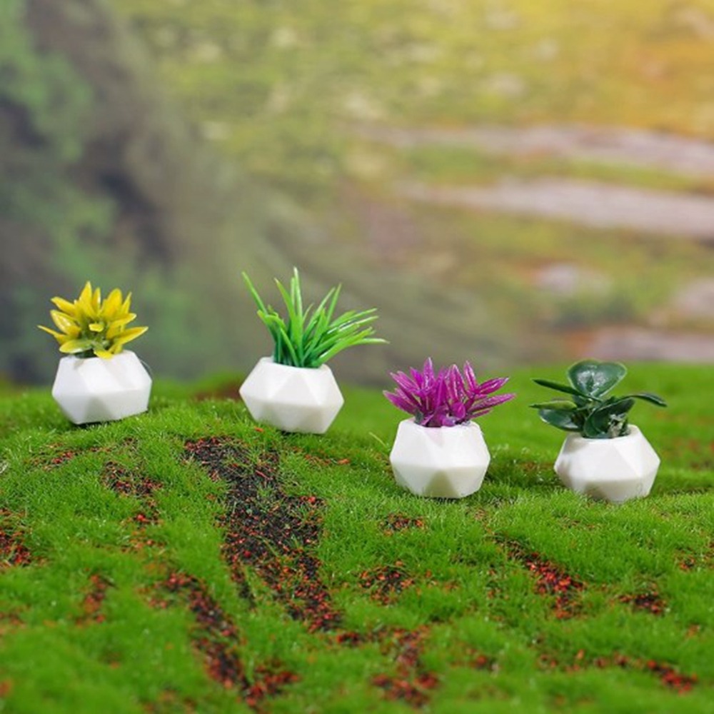 Bonsai Garden Miniature - 1:12 Dollhouse Miniature Potted Plant Multistyles