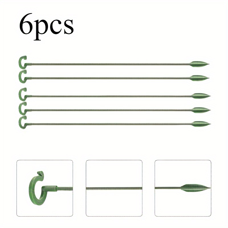 6PCS Green Plastic Plant Suppo - огляд і ціна Bonsai Garden Stand