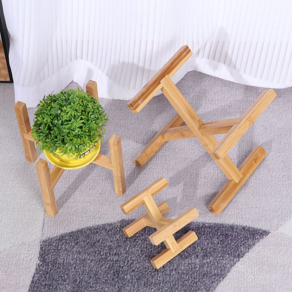 Wood Flowerpot Holder Floor-St - огляд і ціна Bonsai Garden Stand