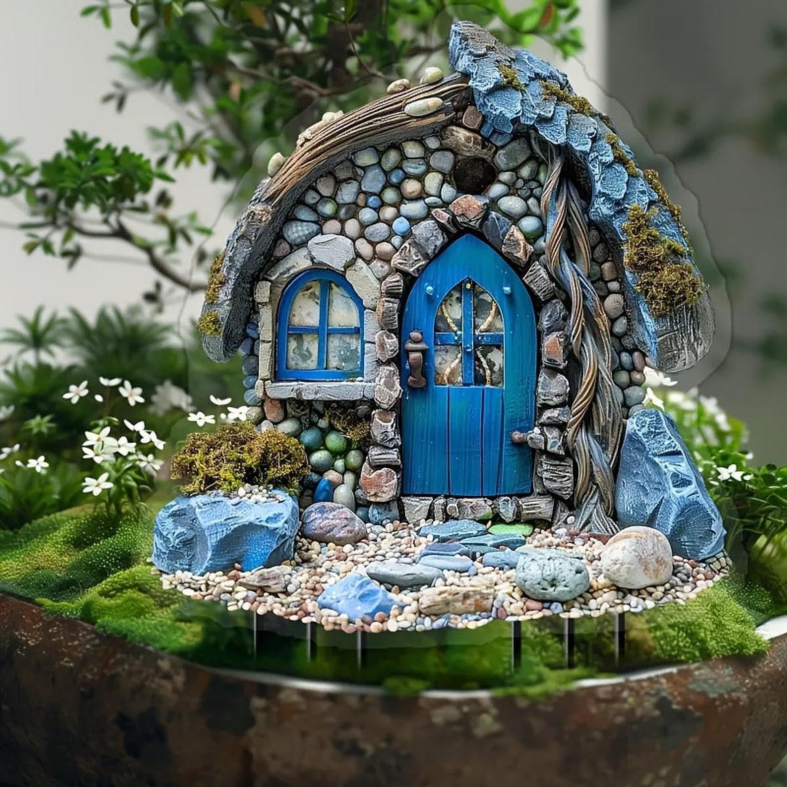 House Decorative Garden Stake  - огляд і ціна Bonsai Garden Backyard
