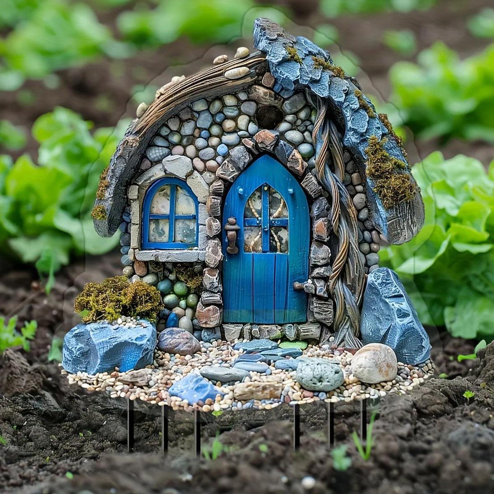 House Decorative Garden Stake  - огляд і ціна Bonsai Garden Backyard