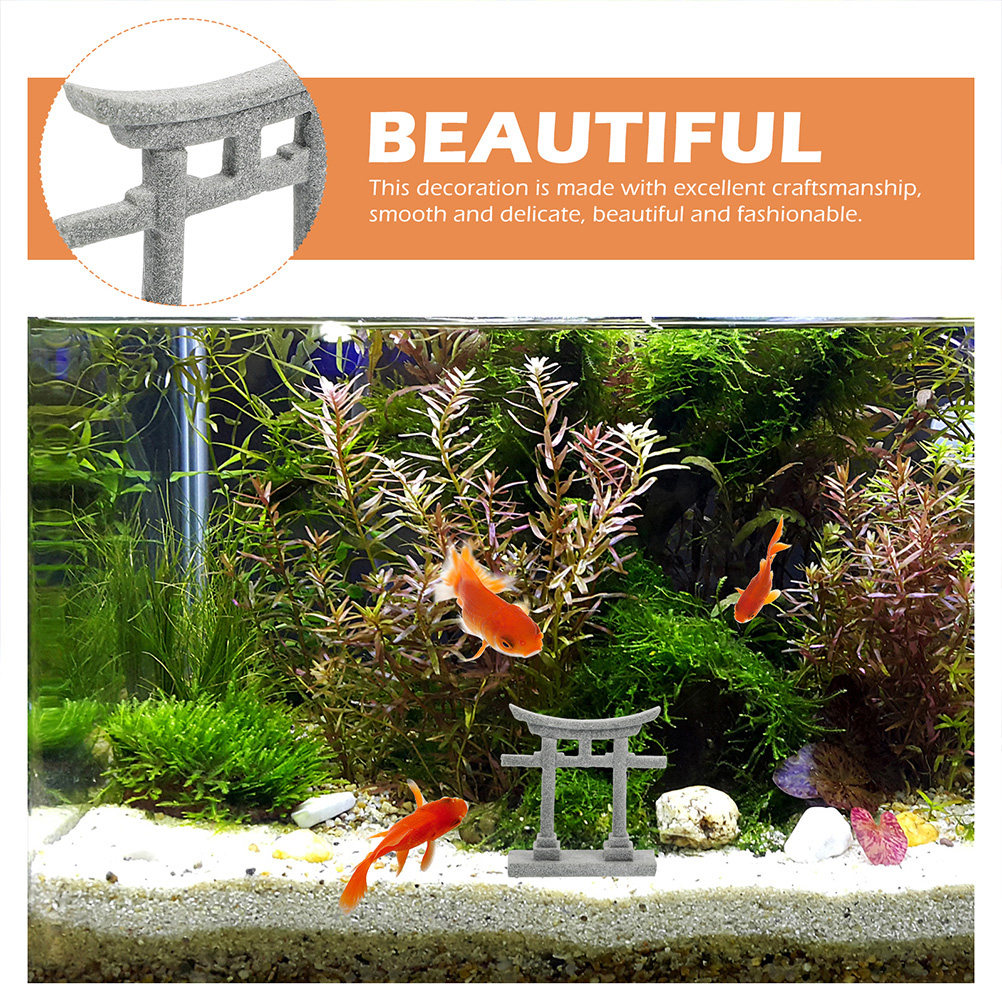 2Pcs Torii Gate Fish Tank Deco - огляд і ціна Bonsai Garden With Sand
