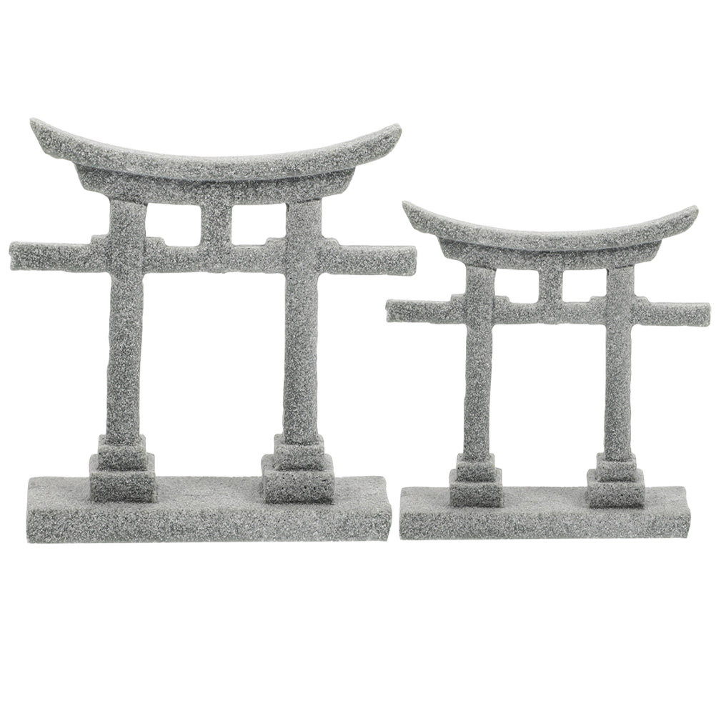2Pcs Torii Gate Fish Tank Deco - огляд і ціна Bonsai Garden With Sand