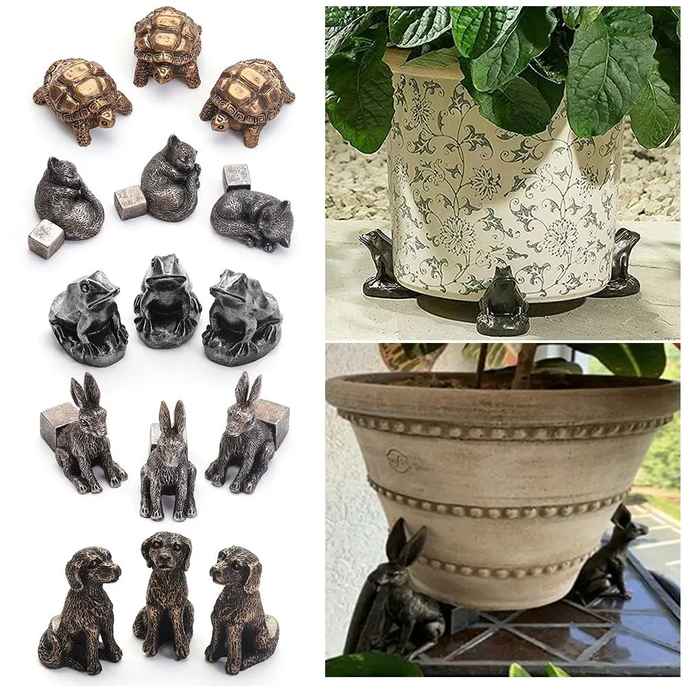 3Pcs Garden Decor Animal Resin - огляд і ціна Bonsai Garden Stand