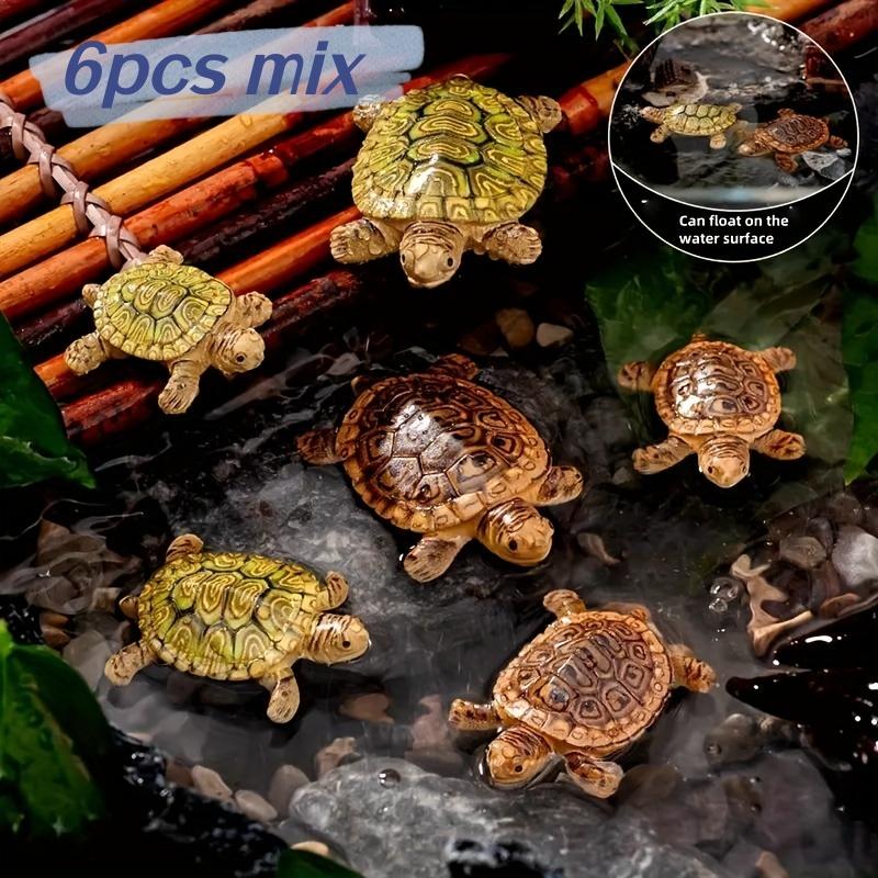 6 Mini Turtle Statues for Aqua - огляд і ціна Bonsai Garden Miniature