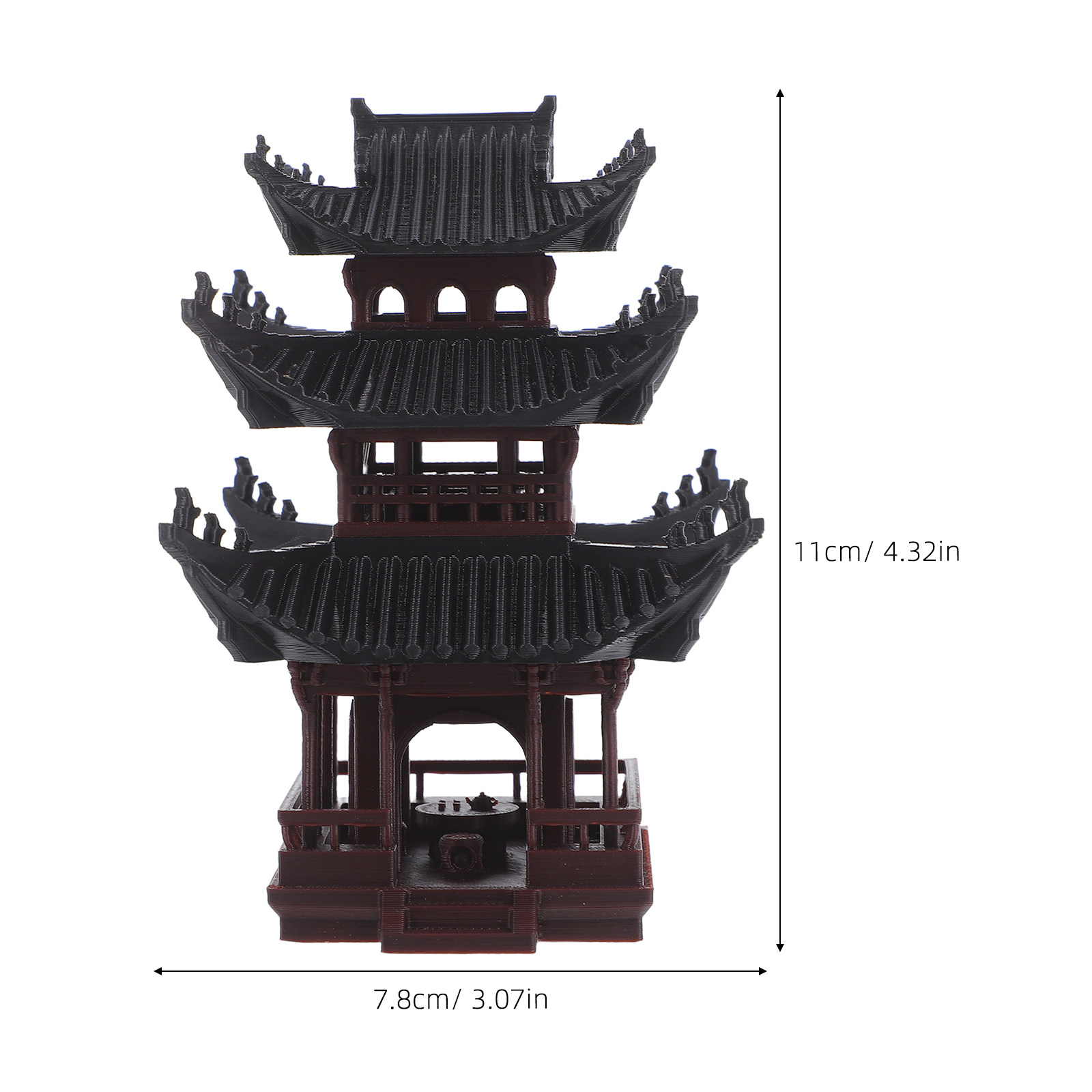 Mini Pavilion Statue Tiny Pavi - огляд і ціна Bonsai Garden With Sand