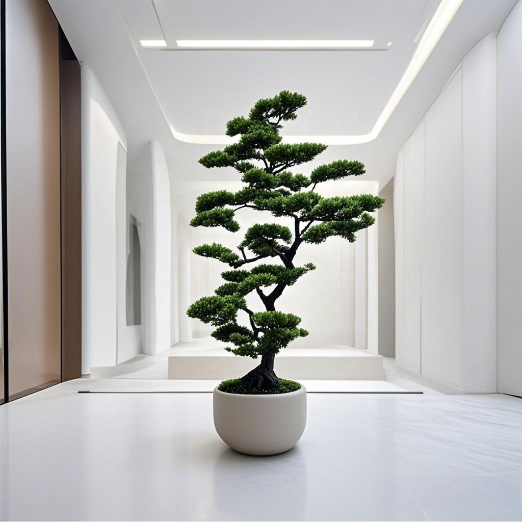 Artificial Cedar Pine Trees In - огляд і ціна Bonsai Garden Decor