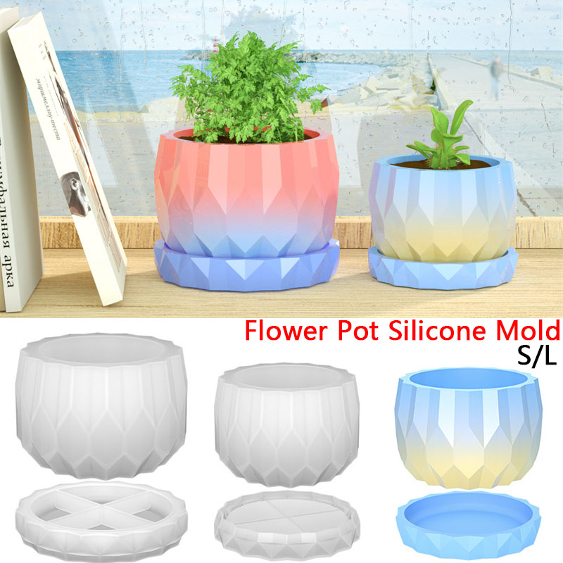 1 Set Silicone Planter Molds F - огляд і ціна Bonsai Garden Decor