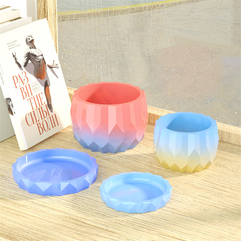 1 Set Silicone Planter Molds F - огляд і ціна Bonsai Garden Decor