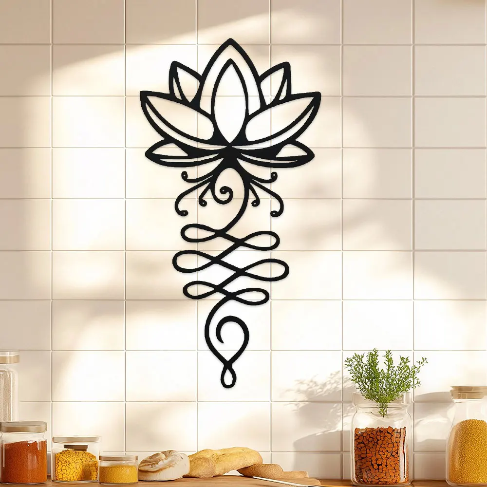Lotus Wall Decoration,Metal Bl - огляд і ціна Bonsai Garden Decor