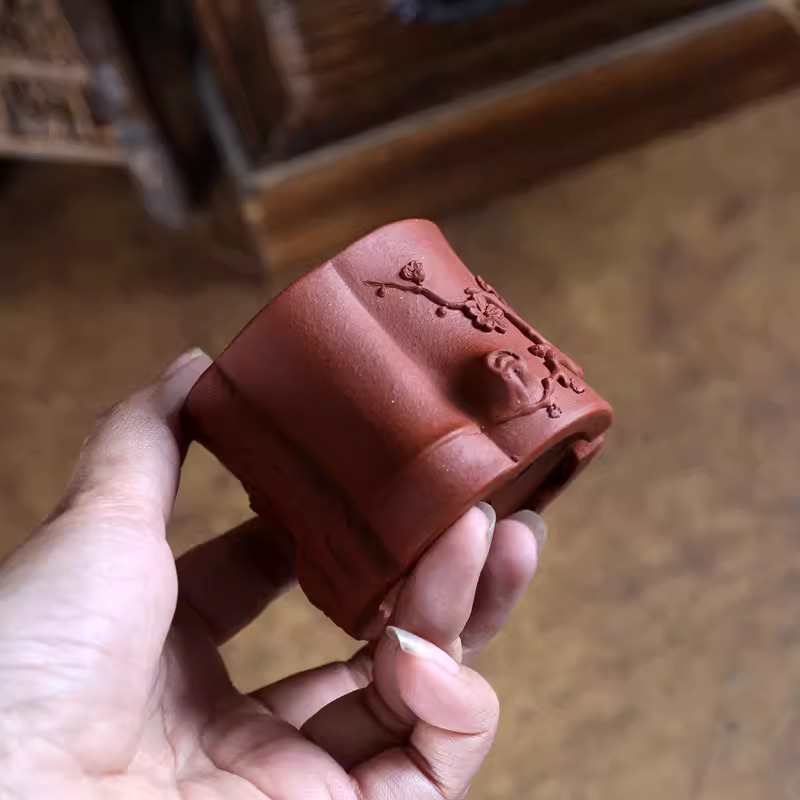 Purple Sand Bonsai Pot,Carved  - огляд і ціна Bonsai Garden With Sand